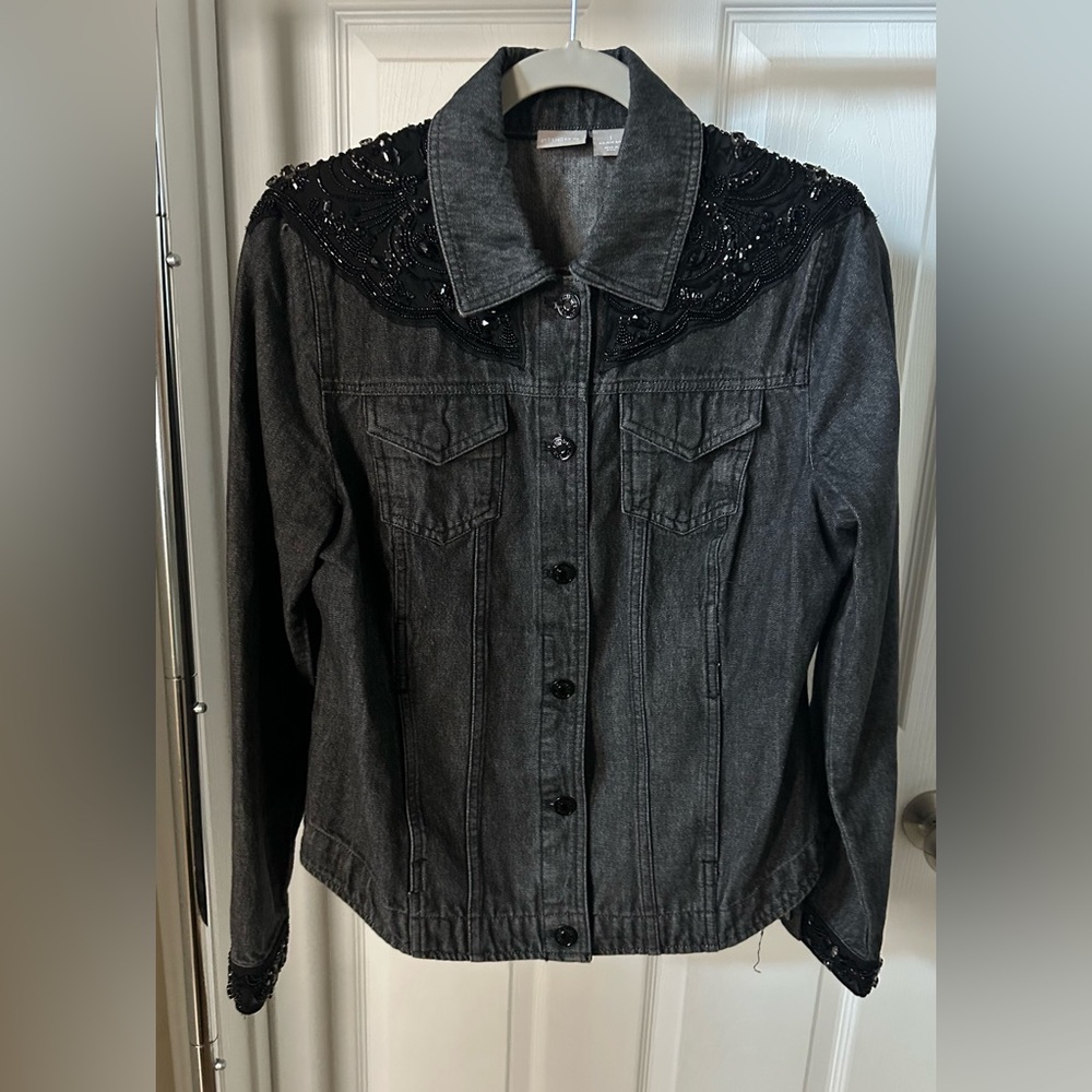 Chico’s Black Denim Jacket